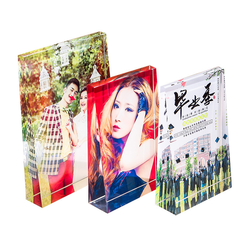 水晶摆台相片照片相框家居摆台