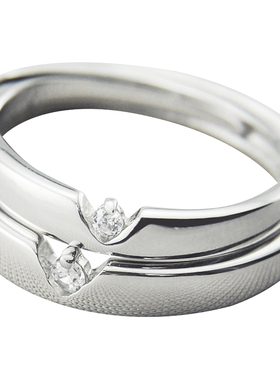 却上心头925纯银情侣原创戒指