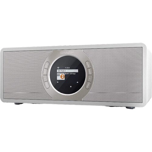 SHARP夏普立体声互联网收音机复古蓝牙音响WiFi闹钟HIFI音箱