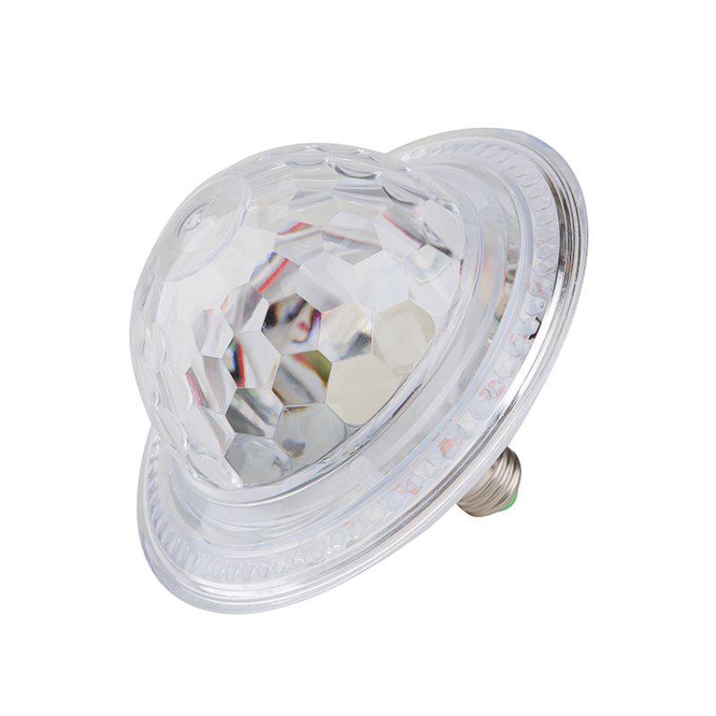 热卖220V螺口声控LED蓝牙音乐水晶魔球KTV酒吧舞厅蹦迪热场七彩灯