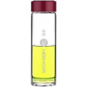 新品希诺玻璃杯单层可爱水杯夏天便携茶杯小巧男女士杯子