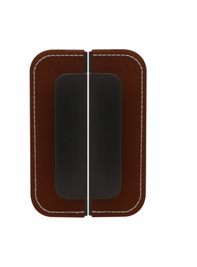 隐形抽屉嵌入式皮质柜门拉手