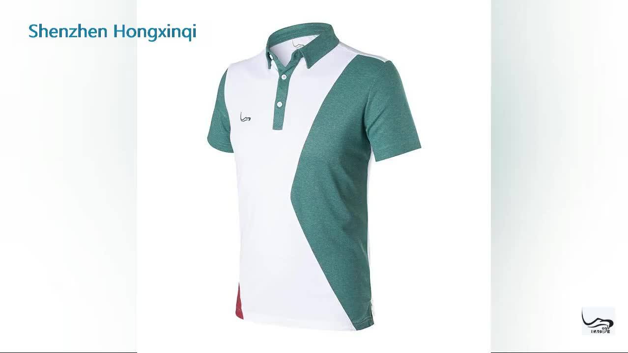 Wholesale Polo Tshirt 88 Polyester 12 Spandex Polo Sport Shirts Short