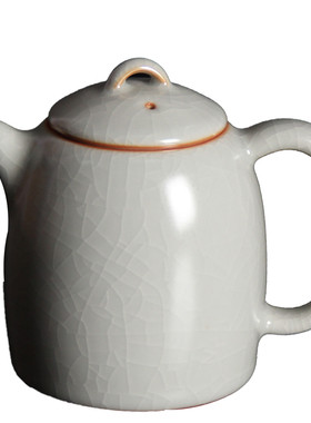 柏采窑汝窑冬青月白秦泉壶泡茶壶