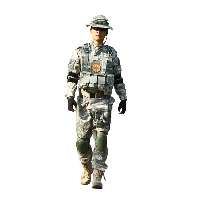无贼ACU迷彩服作训服全套装备12件保安服野战套服CS套装男