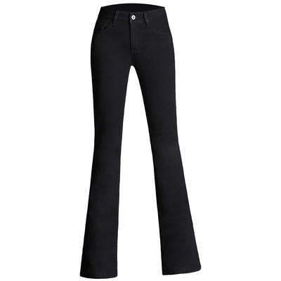 加绒加厚微喇牛仔裤女显瘦高腰