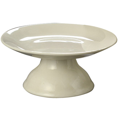 佛堂用品陶瓷高脚莲花纯白6-9寸