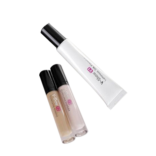 V-SHOW微塑天鹅绒丝滑粉底液高光暗影修颜遮瑕液太极古芳免洗面膜