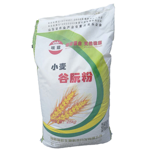 鑫瑞冠谷朊粉食品级烤面筋粉谷元粉面粉谷原粉烤麸面筋粉商用50斤