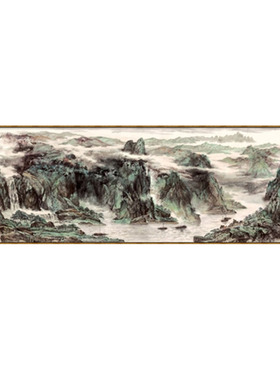 米亦堂/青山绿水/新中式挂画