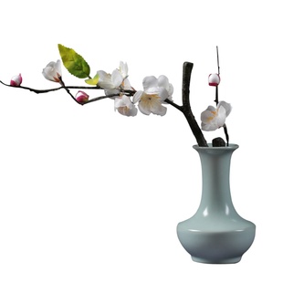 宇轩 汝窑花插陶瓷复古禅意小花瓶创意水培家居办公装饰品摆件