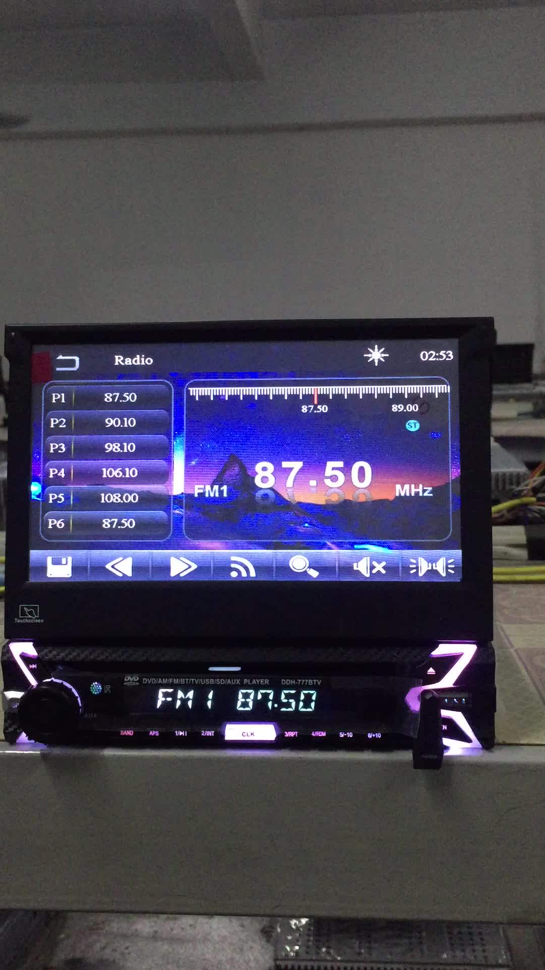 Indash Car Stereo Dvd Player Motorized Screen Android Car Dvd Player