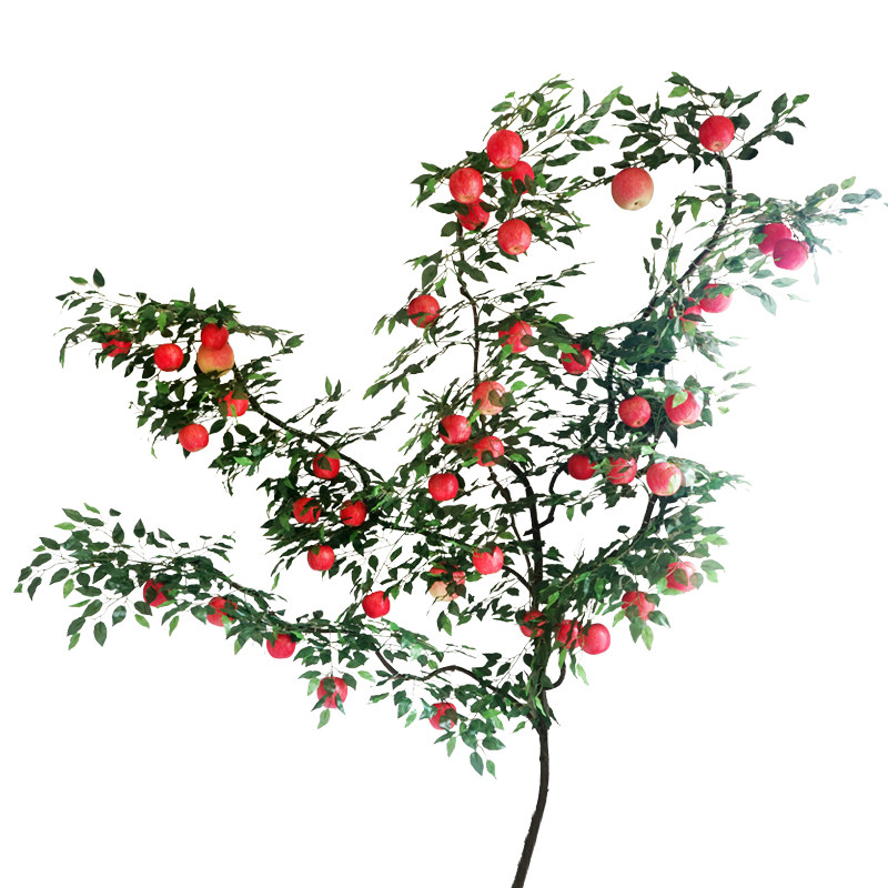 仿真藤条缠绕水果绿植摆件叶子