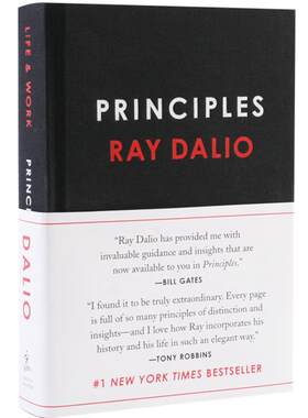 现货 原则:生活和工作 英文原版 Principles:Life and Work 精装 Ray Dalio 瑞·达利欧 达里奥 华尔街对冲基金桥水创始人
