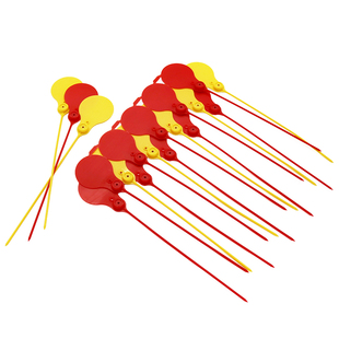 定制一次性塑料封条防调包扣包裹包装扎带标签吊牌扎带鞋包防盗扣