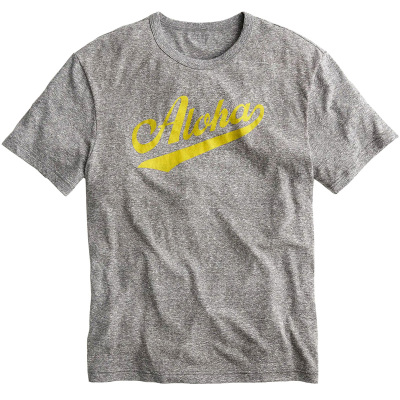 夏.夷圆领印花夏花男领化花恤