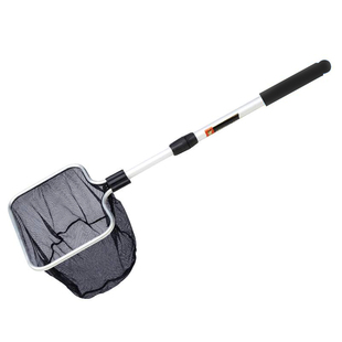 锦鲤网鱼捞水族箱抄网捞鱼网兜大型鱼缸用铝合金伸缩锦鲤加长鱼网