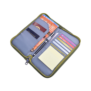 护照新款纯色包日韩国多功能男女证件 商务出差旅行机票防水包袋