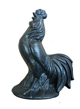 铁公鸡阳台客厅卧室装饰纸镇摆件