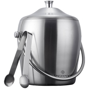 不锈钢冰桶香槟桶红酒冰镇啤酒冰块桶ktv酒吧保温冰酒桶冰粒桶