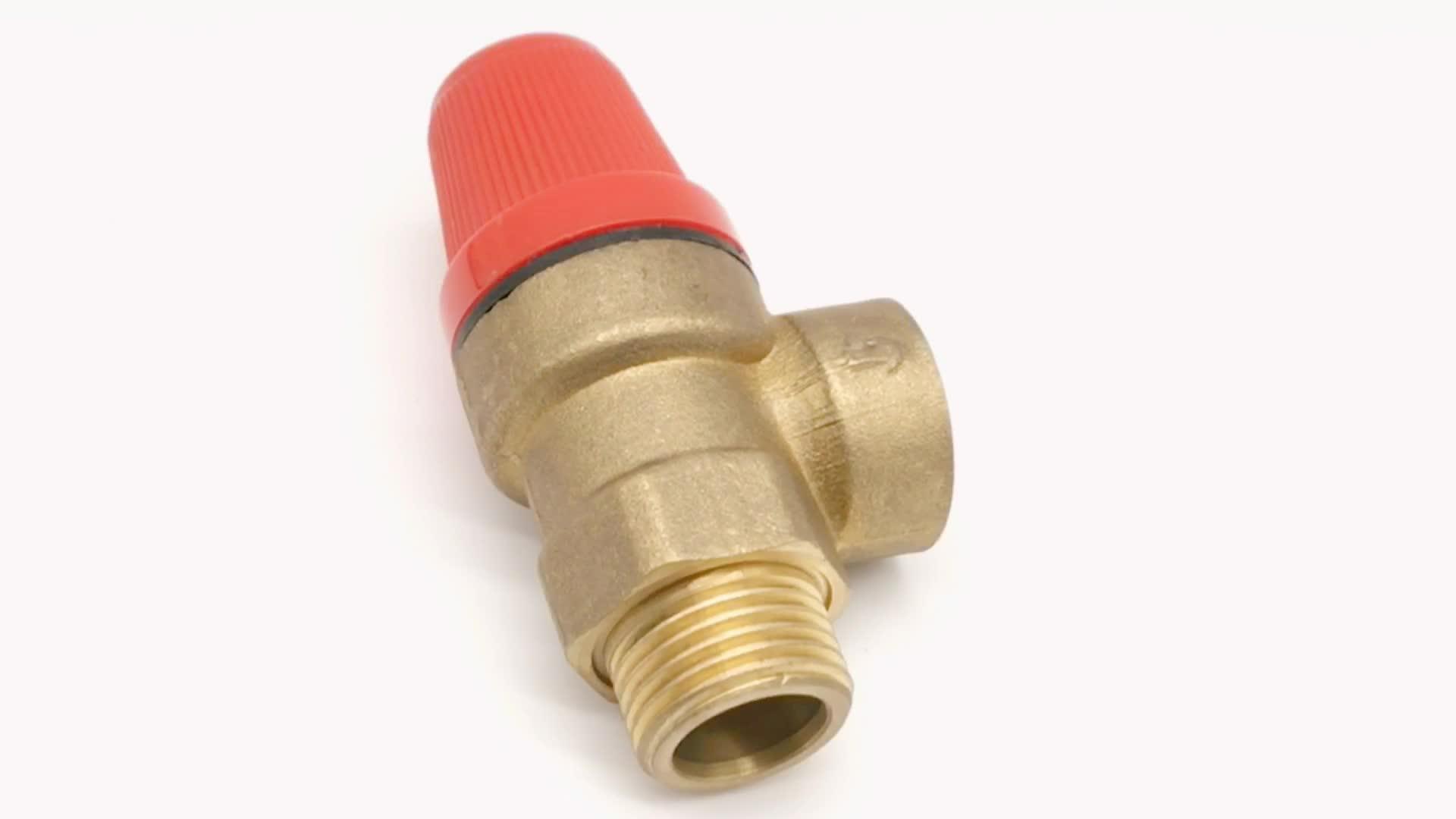 Junxiang 08008 Good Quality Brass Pressure Relief Safety Valve For