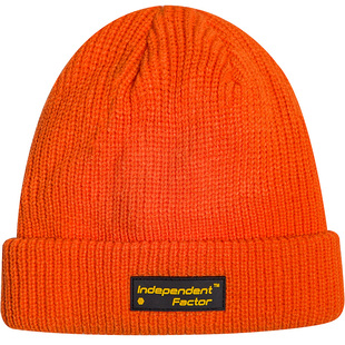 独立因子毛线帽男潮牌新款街头多色男女同款情侣保暖编织针织冷帽