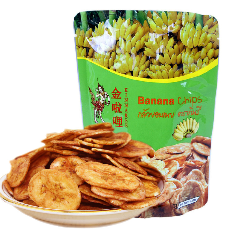 泰国特产金啦哩芭蕉干香蕉片