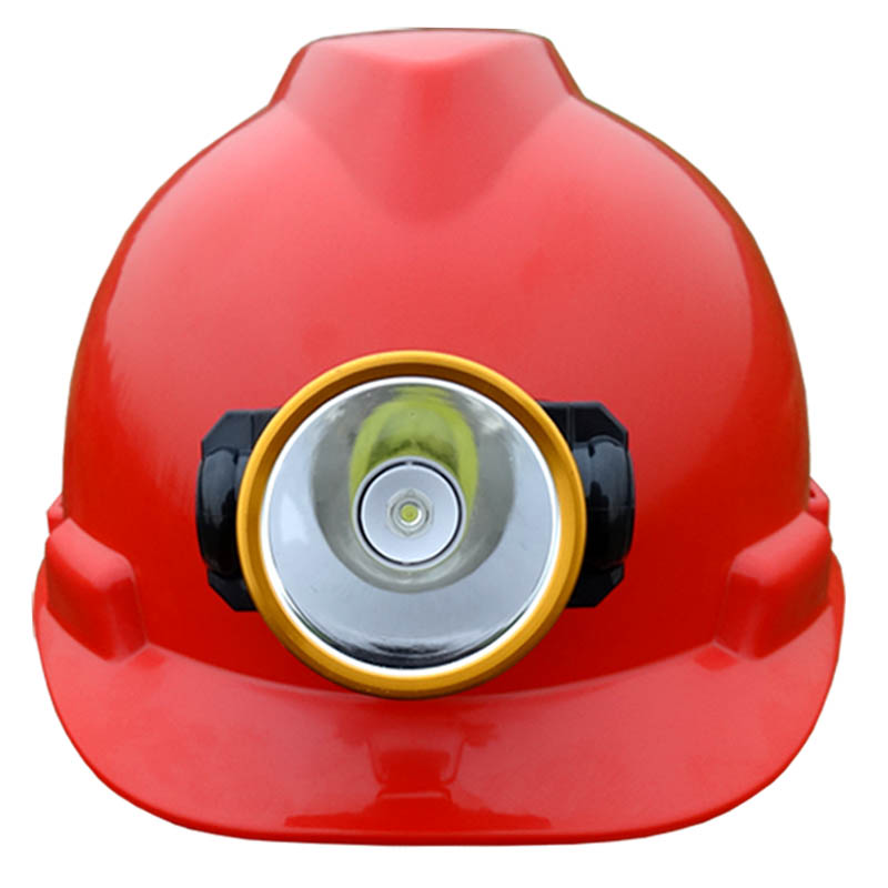 头灯安全帽带头灯的安全帽矿工帽带灯安全帽充电LED强光头灯