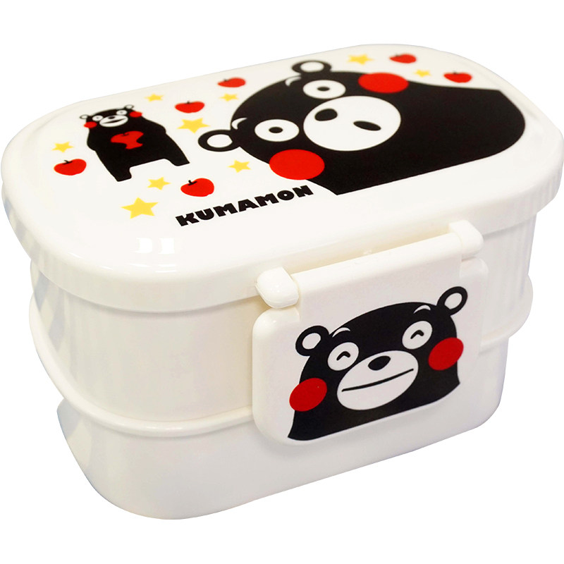 饭盒 儿童学生餐盒熊本熊塑料多层日本进口 便当盒