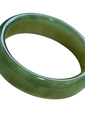 天然鸭蛋青妈妈款粉青碧玉手镯