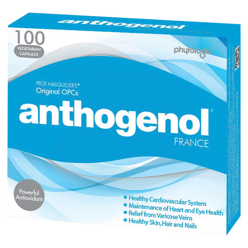 澳洲直邮Anthogenol月光宝盒100粒原花青素葡萄籽胶囊扛氧化含维C