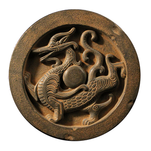 四灵兽四神瓦当仿古汉代瓦当中式工艺品镇宅四象风水摆件墙饰