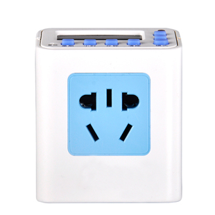 家用全自动可预约循环智能时控开关电动车自动断电倒计时定时插座