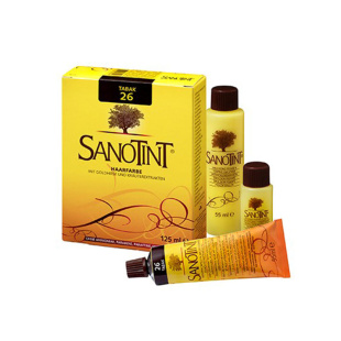 德国sanotint纯天然植物 染发剂 黑色孕妇遮盖白发染发膏