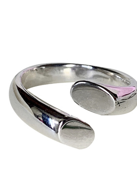 ceroenmi简约百搭叠女螺旋戒指