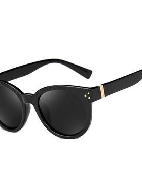 太阳镜女防紫外线圆脸方脸圆框