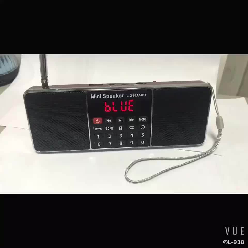 Portable Mp3 Usb Music Player Fm Radio Speaker Subwoofer Hifi Stereo