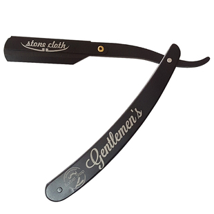 石头布直刃剃刀剃须刀老式刮刀剃刀刮脸修面刀理发师刮刀换刀片式