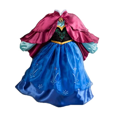 儿童anna安娜公主裙frozencos