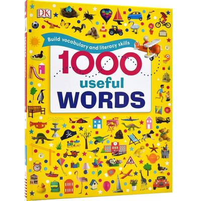 DK常用英语1000词1000UsefulWords英文原版插图图解字典词典单词词汇量积儿童英语启蒙精装