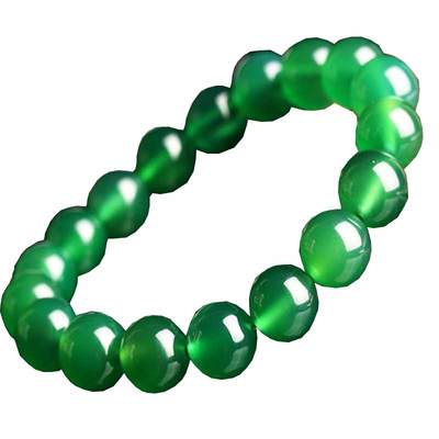 原创设计绿玛瑙手链绿
