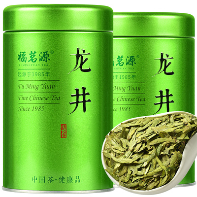 福茗源杭州龙井绿茶罐装明前500g