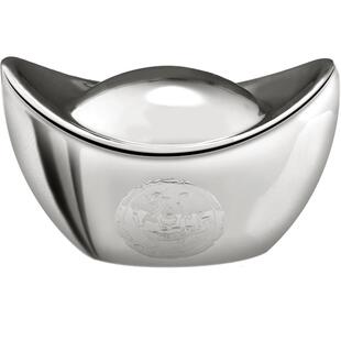 天鑫洋足银白银9999银元宝1000g银锭抛光磨砂 纯真投资银条