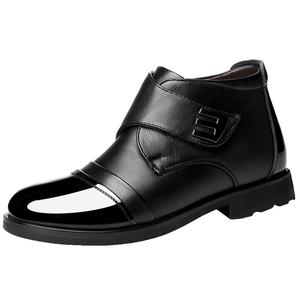 棉鞋男士冬季保暖加绒加厚中帮商务正装皮鞋男高帮休闲爸爸老人鞋