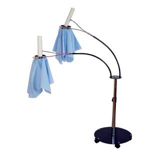 艾灸架 落地防烫网 雷火灸 多功能金属双头艾灸仪 明火 全身灸