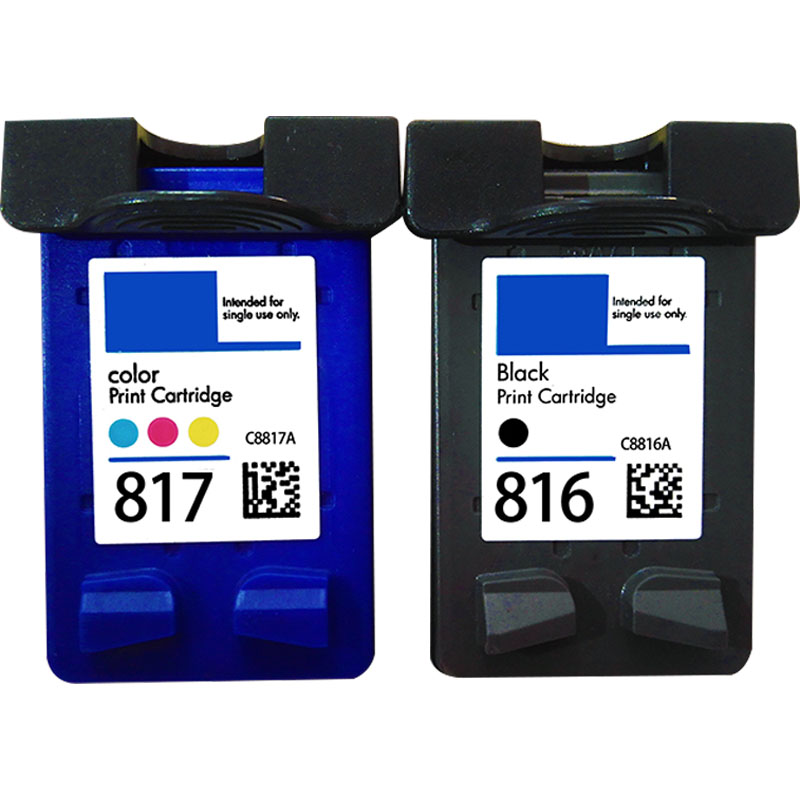 兼容高品质惠普HP816 817墨盒 HP2468 F378 F388 4308 2288黑彩色