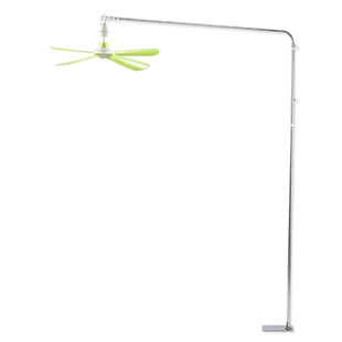 单买加粗加长小吊扇支架落地式固定架子床头挂微风扇杆床上支撑架