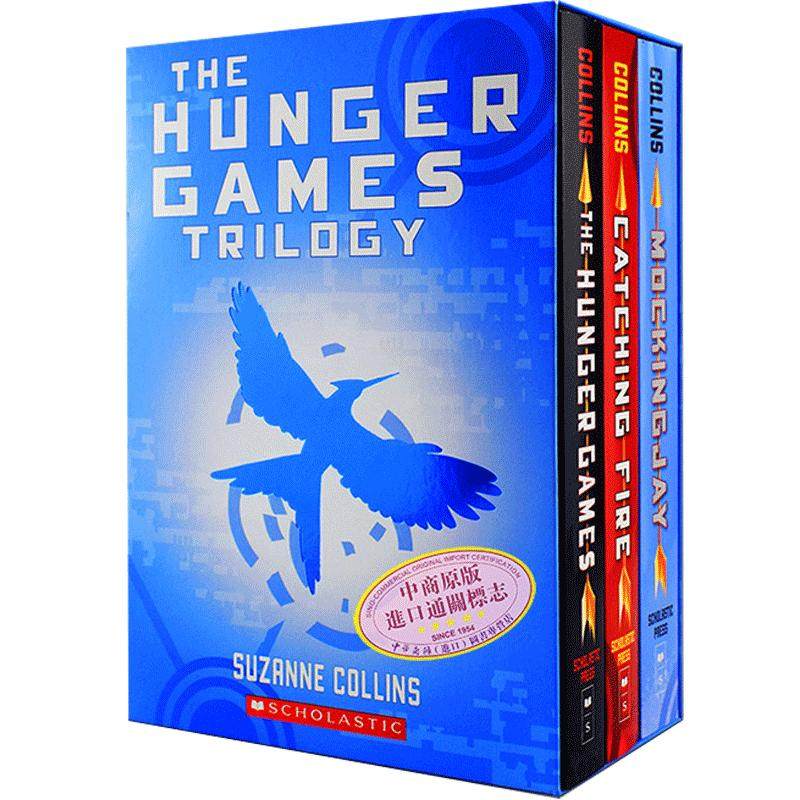 饥饿游戏美版 英文原版小说三部曲全套1-3册Hunger Games Trilogy电影原著正版小说书籍燃烧的女孩 嘲笑鸟科幻小说中商原版 ?