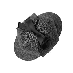 秋冬保暖护耳高档正品双舌头鸭舌帽子卷福同款猎鹿帽福尔摩斯帽