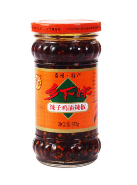 贵州乡下妹辣子鸡242g拌粉油辣椒